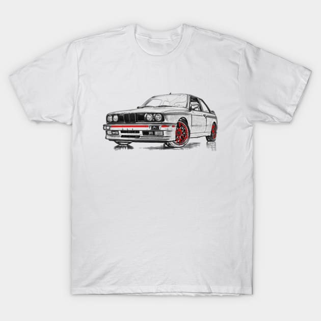 E30 T-Shirt by vakuera